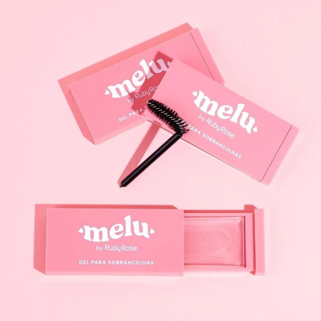 Gel modelador de para sobrancelhas cheias e naturais Ruby Rose Melu