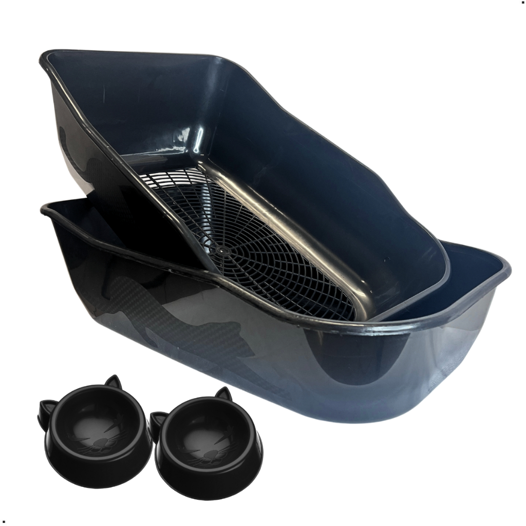 Caixa Areia Furba Pop Pet Banheiro Gato Grande Bandeja Sanitário Inteligente Durapets