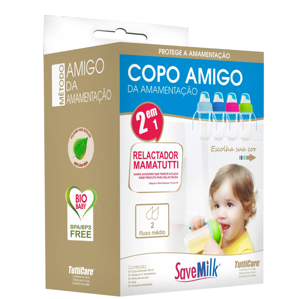 Copo Treinamento Anti Vazamento p/ Bebê + Relactação