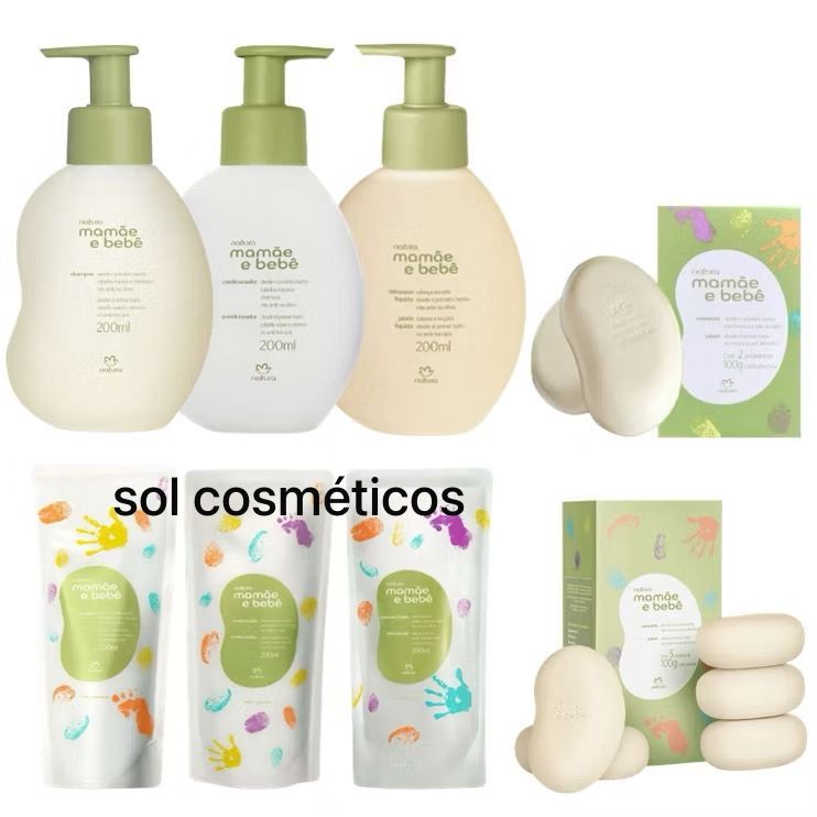 Mamãe e Bebê Natura Avulso - Monte Seu Kit