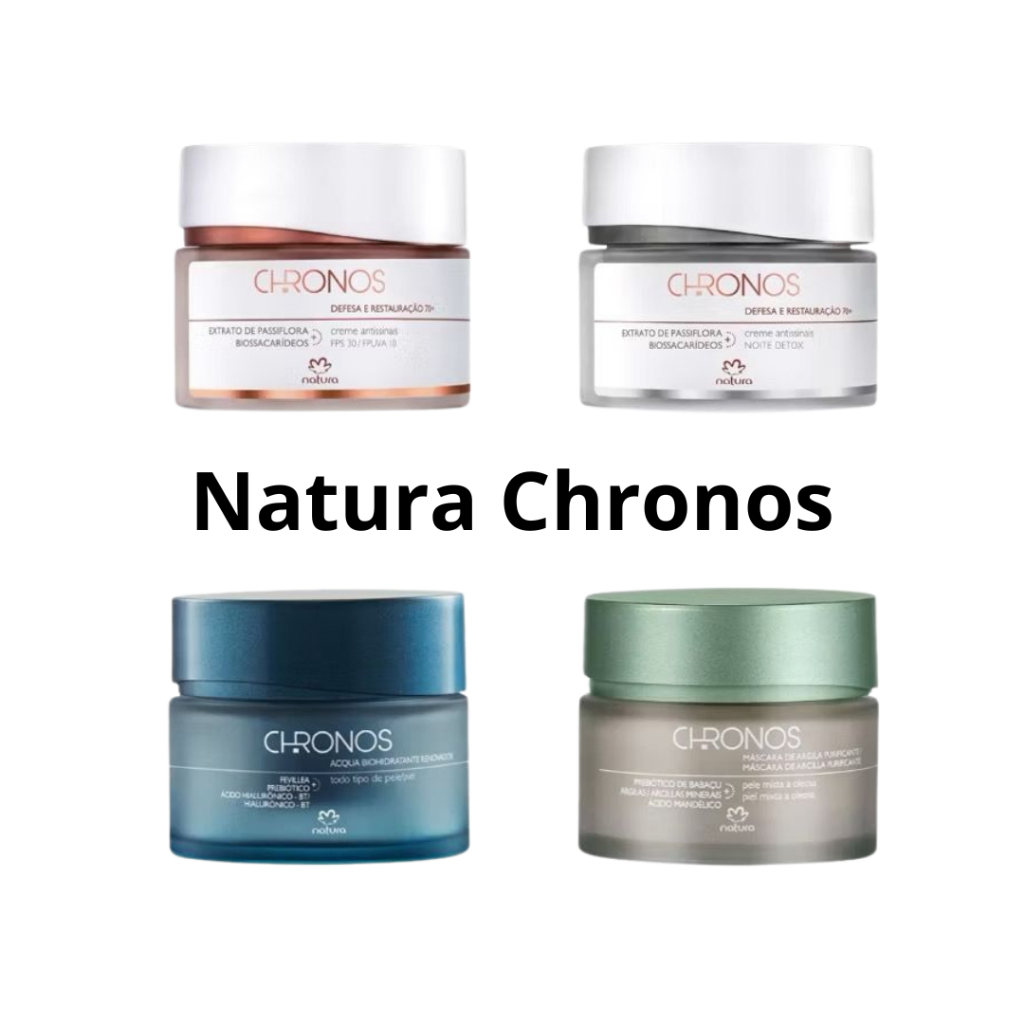 Natura Chronos Creme Antissinais Dia ou Noite 40g: 30+, 45+, 60+, 70+, 80+