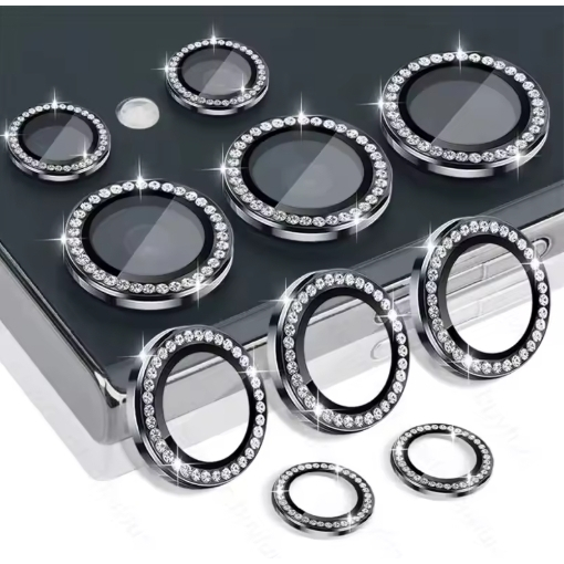 Kit (5*PCS) Películas Câmera Diamonte Para SAMSUNG ,S22 ULTRA, S23 ULTRA, S24 ULTRA,S25 ULTRA Protetor Da Lente Colorido
