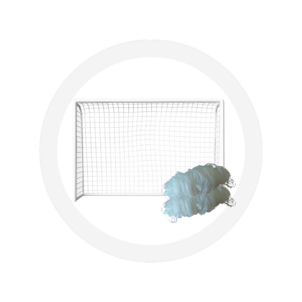 Par Rede Gol Futsal Futebol De Salão Fio 2mm Proteção U.v.