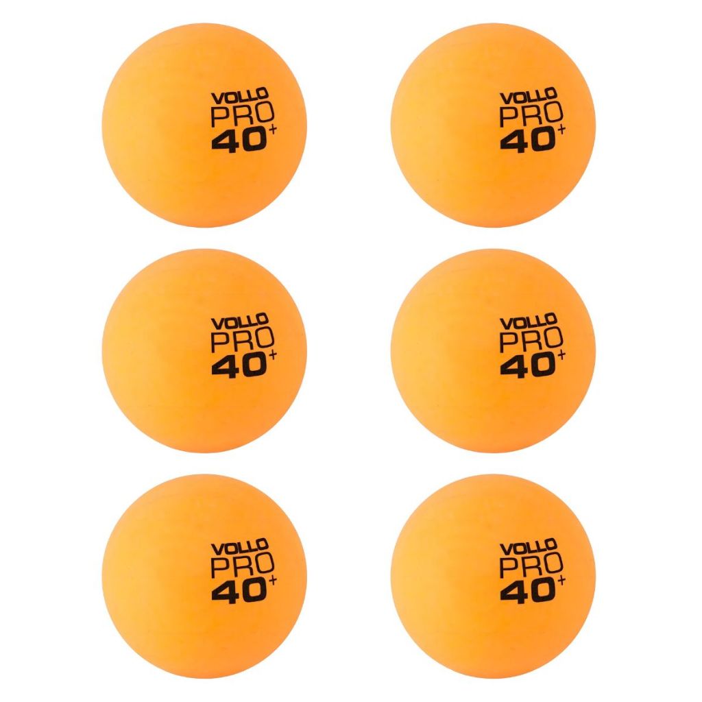 6 Bolinhas Tenis de Mesa Bola de Ping Pong Vollo 40mm Boa Qualidade Treino Jogos Trends Envio Rapido