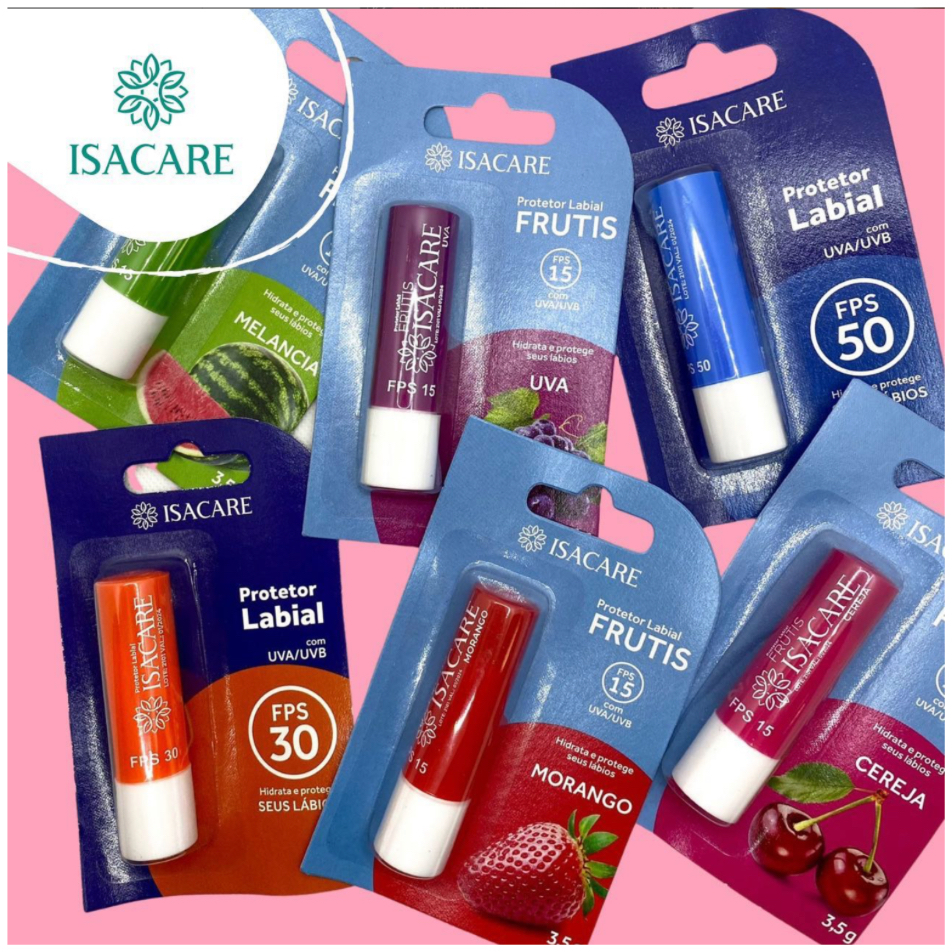 Protetor Labial Isacare FPS 15/50