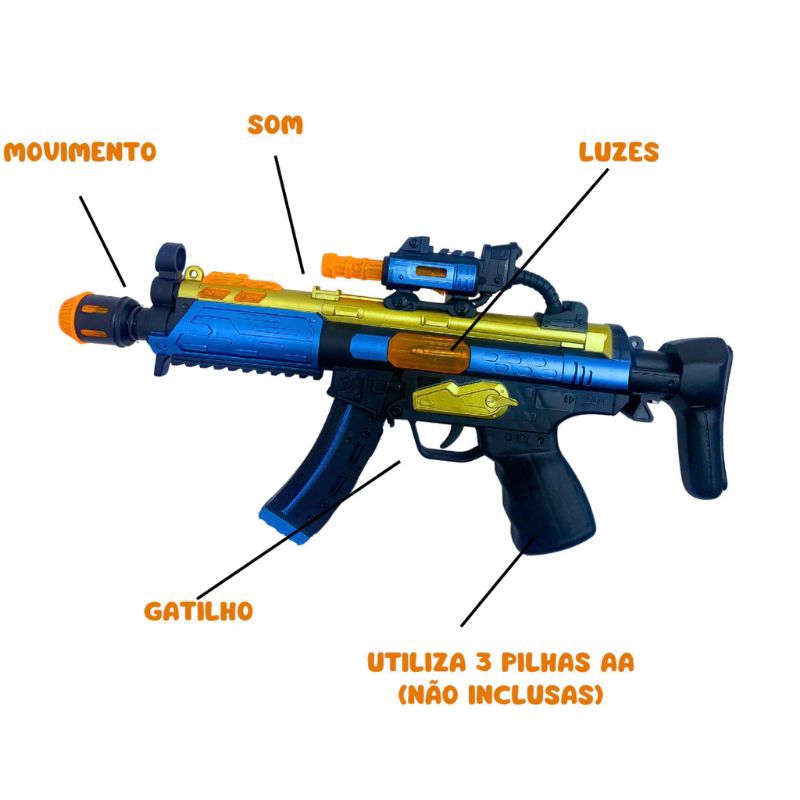 brinquedo Arminha Com Som E Luz