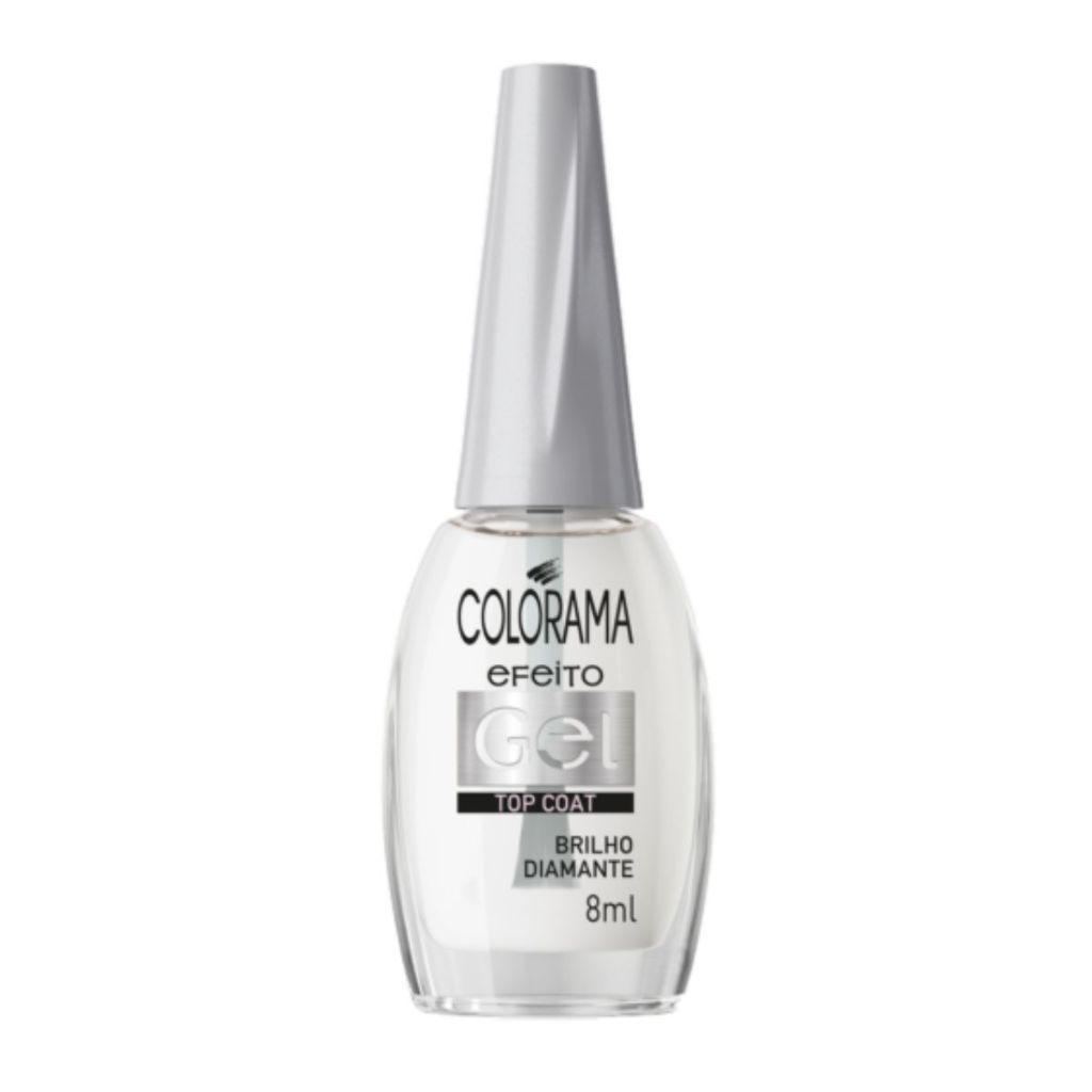 Esmalte Colorama Efeito Gel Top Coat Brilho Diamante 8ml