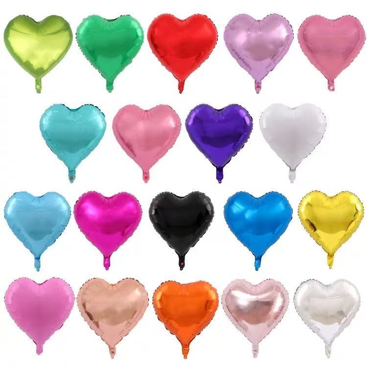 Kit 10/20//30 Balão Metalizado Coração 25 cm/10 polegada Decoração para Fessta/Casamento/Dia Das Mães E Dia Namorado