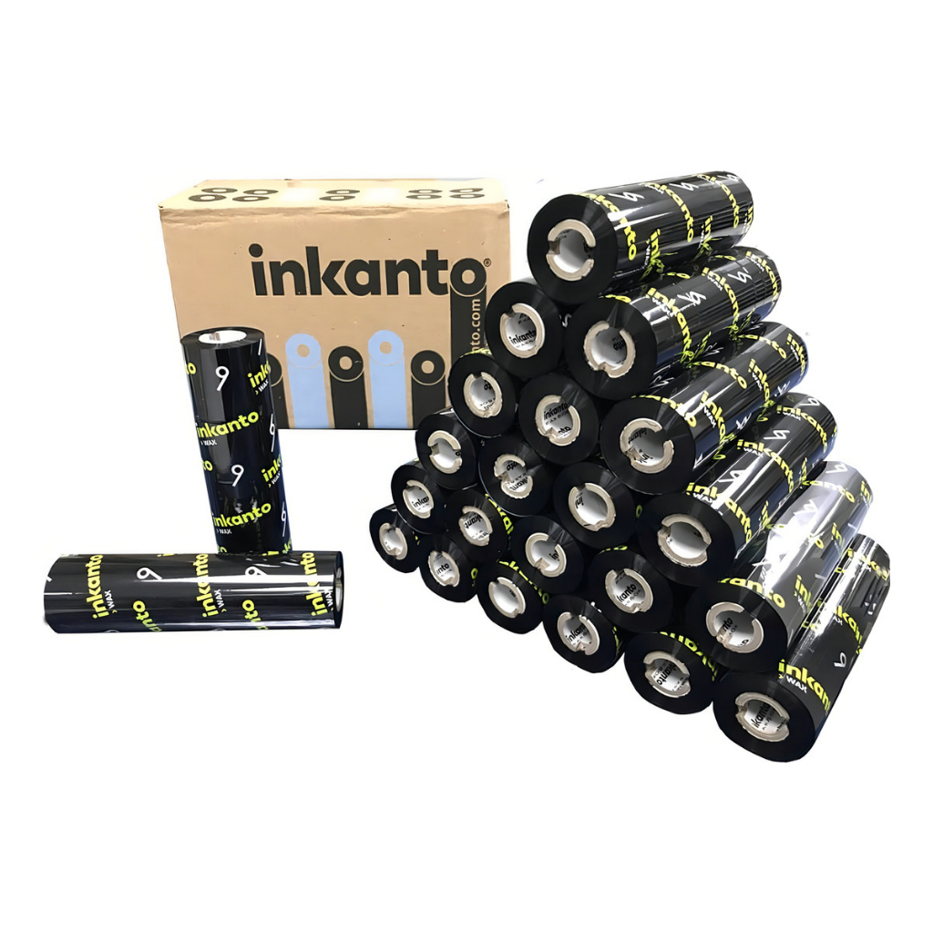 Caixa 12 Unidades Ribbon Cera 110x74 Importado Armor Inkanto para Impressora Argox Zebra Elgin