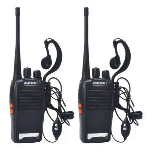 Kit 2 rádio comunicador Walk Talk 16 canais alcance 12 km profissional baofeng 777s - Bivolt