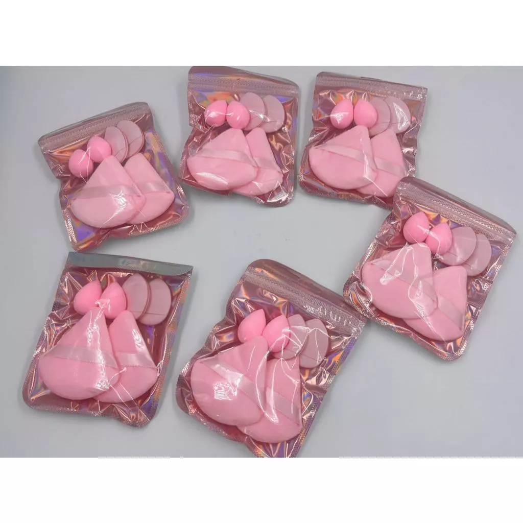 6 KITS com 36 unidades Maquiagem Sponge Puff Soft Skin-friendly esponja
