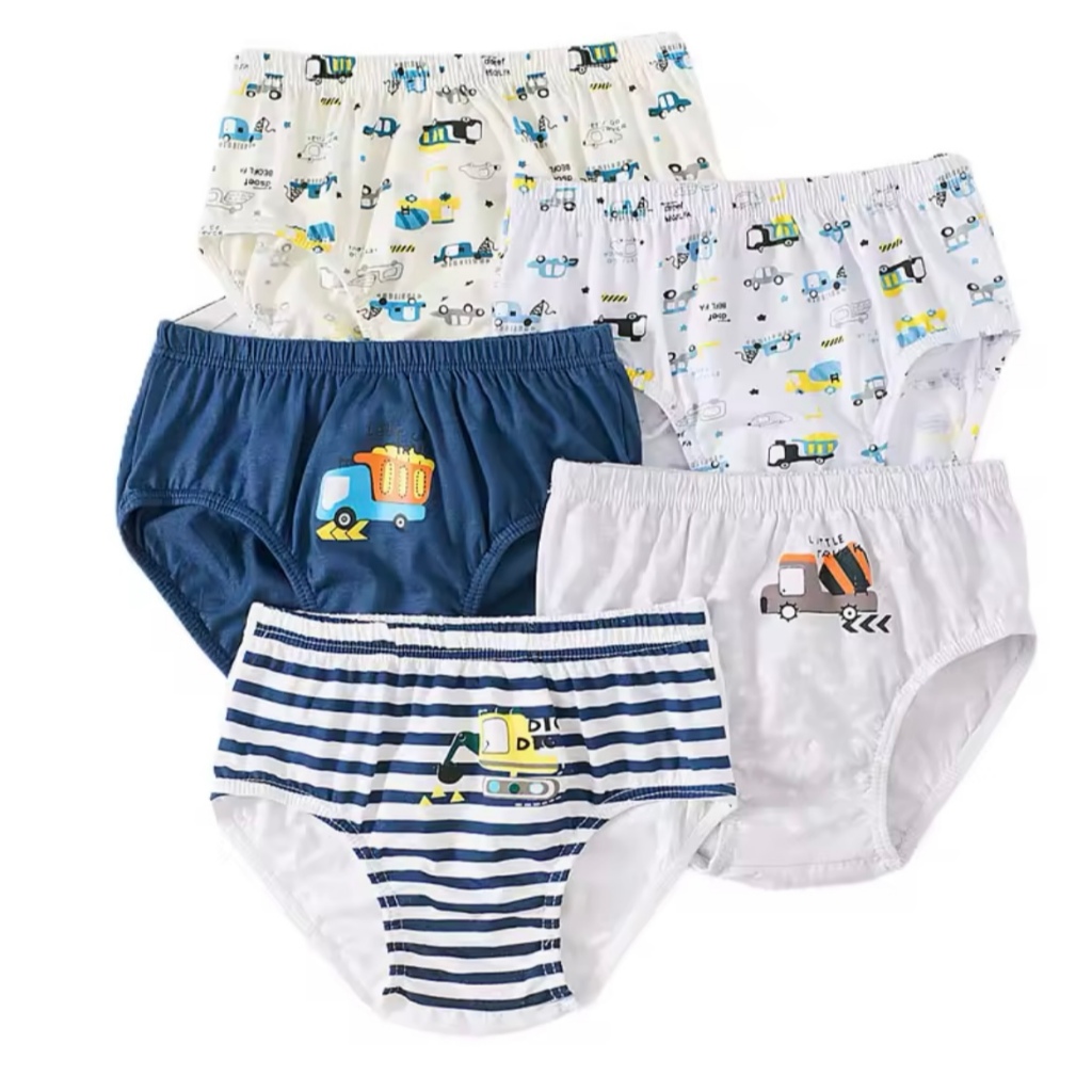 Kit Cueca Infantil Slip - Cueca Infantil Algodão