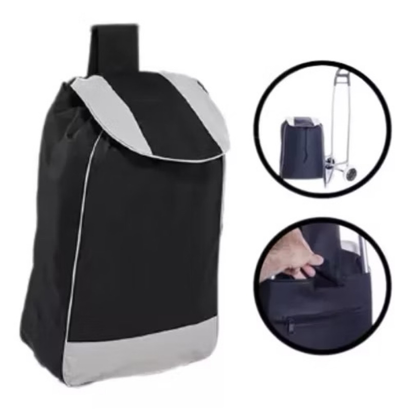 Bolsa Saco Capa Para Carrinho De Feira ESTAMPA LISA SEM CARRINHO