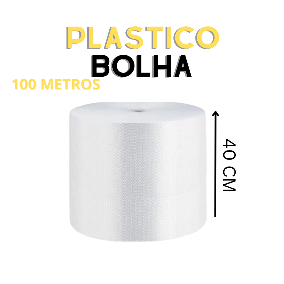 Plástico Bolha 40x100 Proteção Para Ecommerce- Mudança- Envio 24 em Hrs