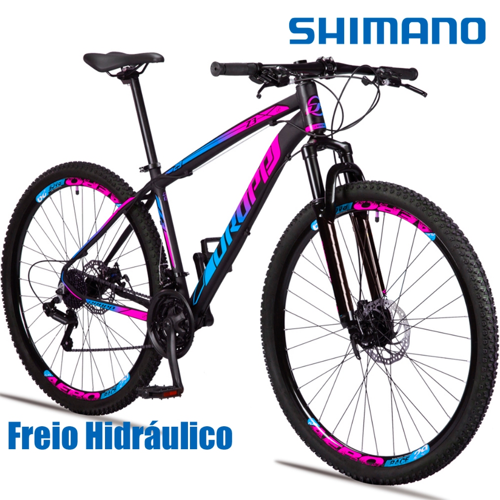Bicicleta Aro 29 DROPP z3 H Alumínio Câmbio Shimano 24V Freio a Disco hidráulico