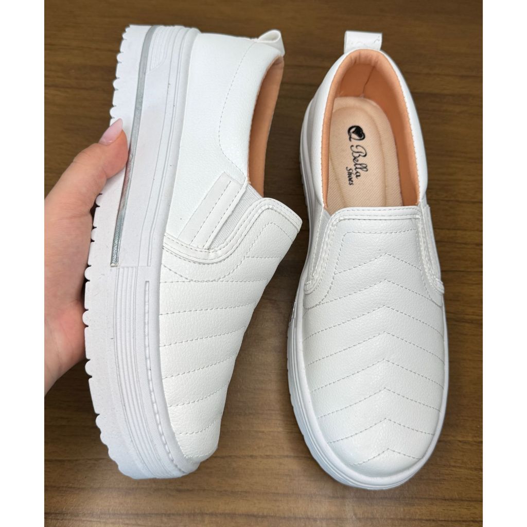 Tênis Feminino Sapatilha Feminina Tênis Feminino Casual Slip On Envio Imediato