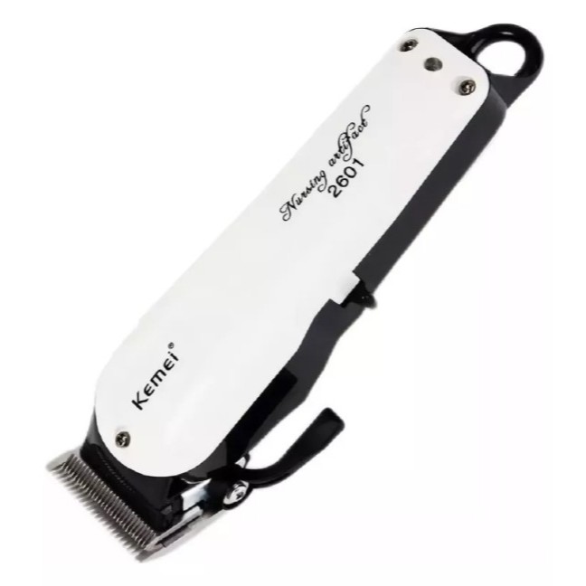 Cortador De Cabelo Kemei Km-2601 Branco 127/220v