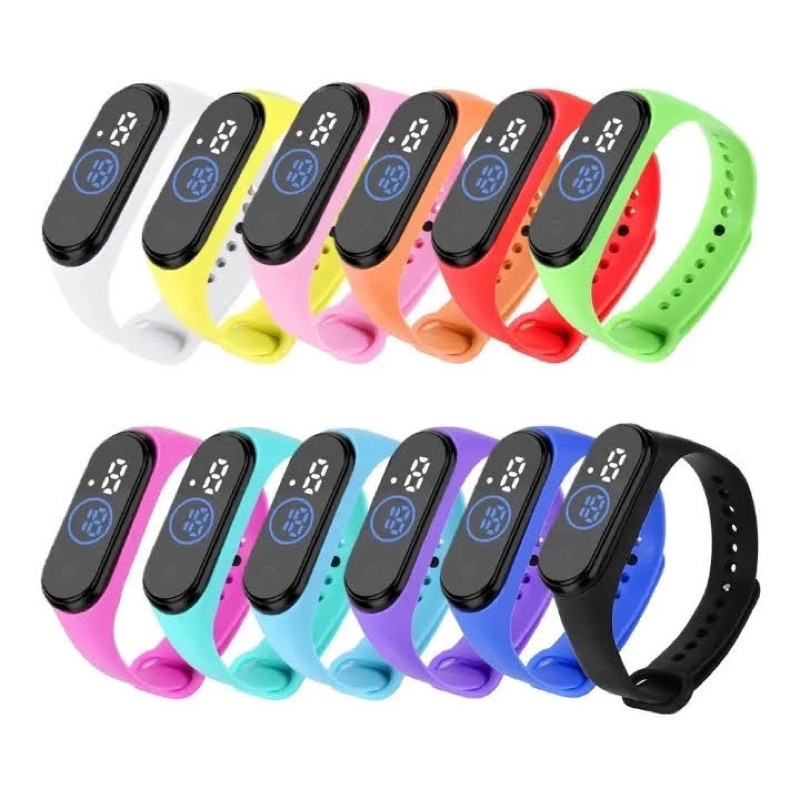 kit com 10/20/30/40 Relógios Digital Bracelete Led Sport Atacado