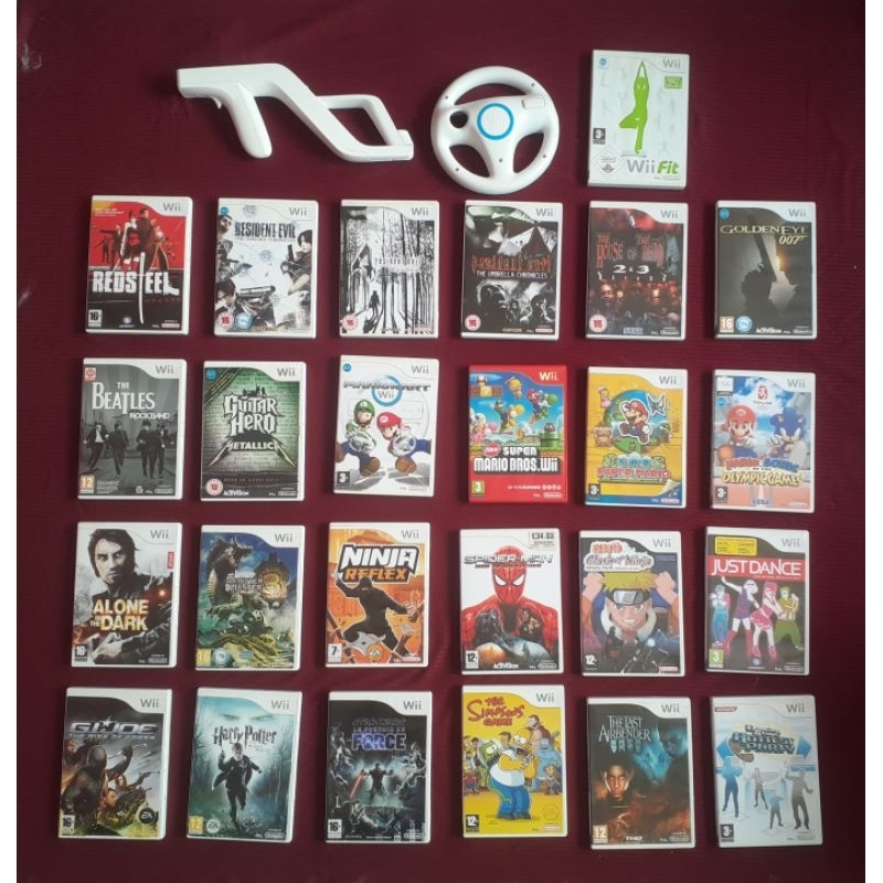 Jogos nintendo wii Europeus originais