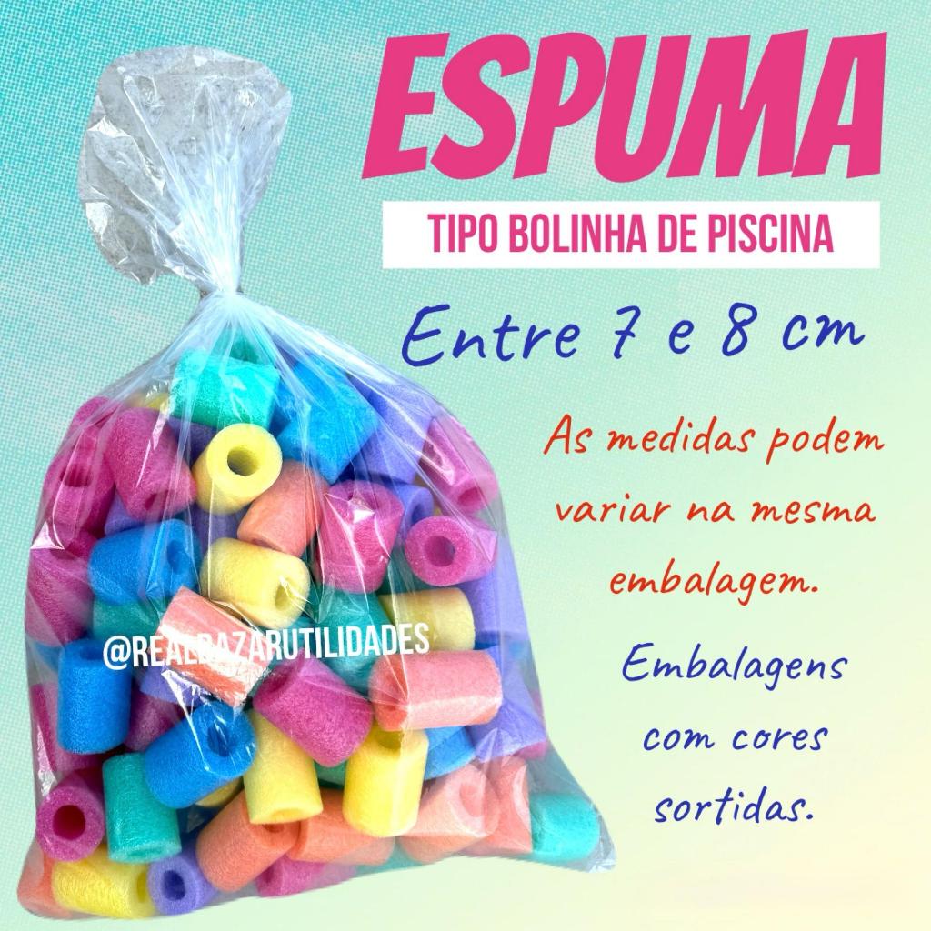 Espumas Coloridas Para Piscina De Bolinhas Infantil Criança Sortidas