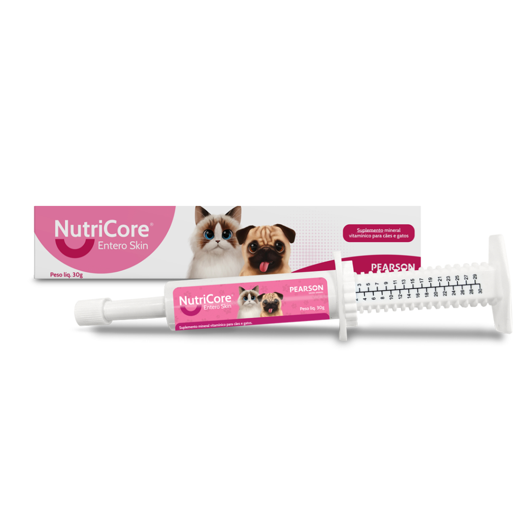 Suplemento Nutricore Entero Skyn 30g cães e gatos - Compre 1 e leve 2 - VENCIMENTO 22/05/2026