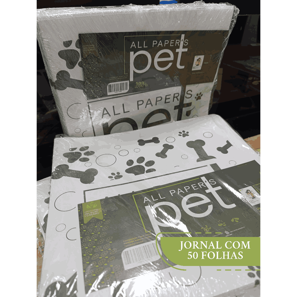 Jornal Higiênico Pet - All Papers 50 Folhas