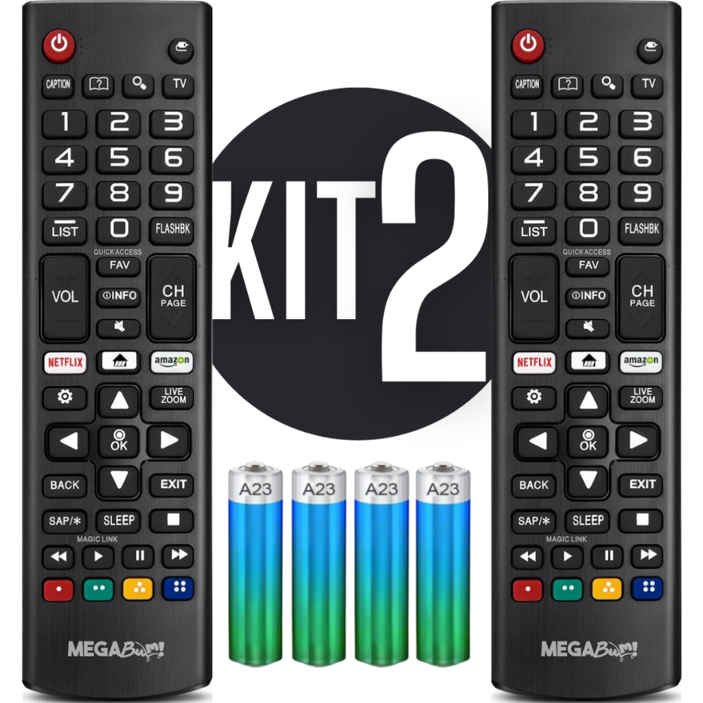 Controle Remoto Para Tv LG Smart  Botão Netflix e Amazon