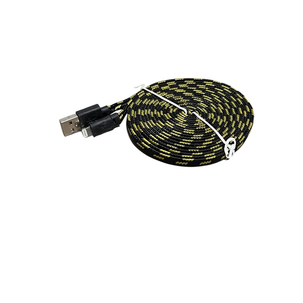 1 Cabo Carregador  Reforçodo Trama Usb 2 Metros