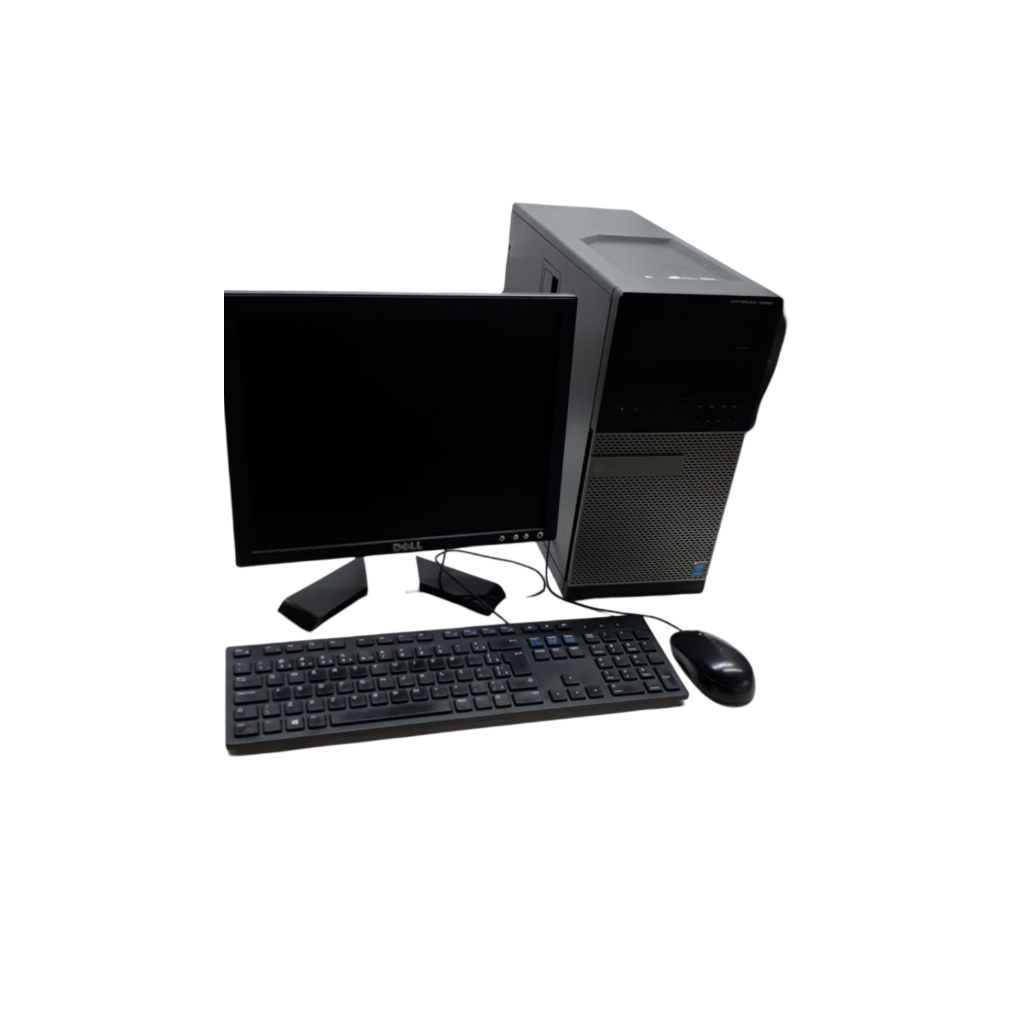 Dell Optiplex 990 Computador Core i3-2ª 4GB DDR3 HD 500GB Com Monitor Mouse e Teclado Usado