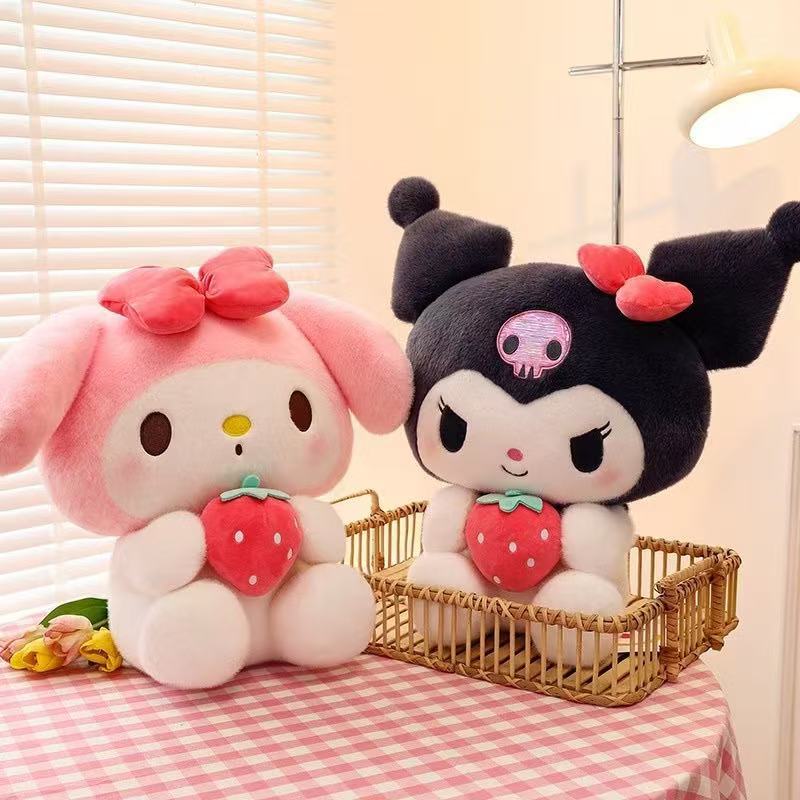 Kuromi My Melody Cinnamoroll Antialérgico Desenho Animado Brinquedo de Pelúcia