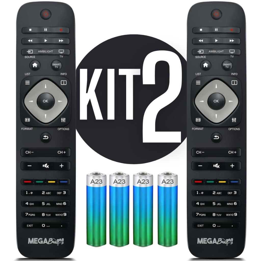 Controle Tv Philips Smart Universal Lcd Led