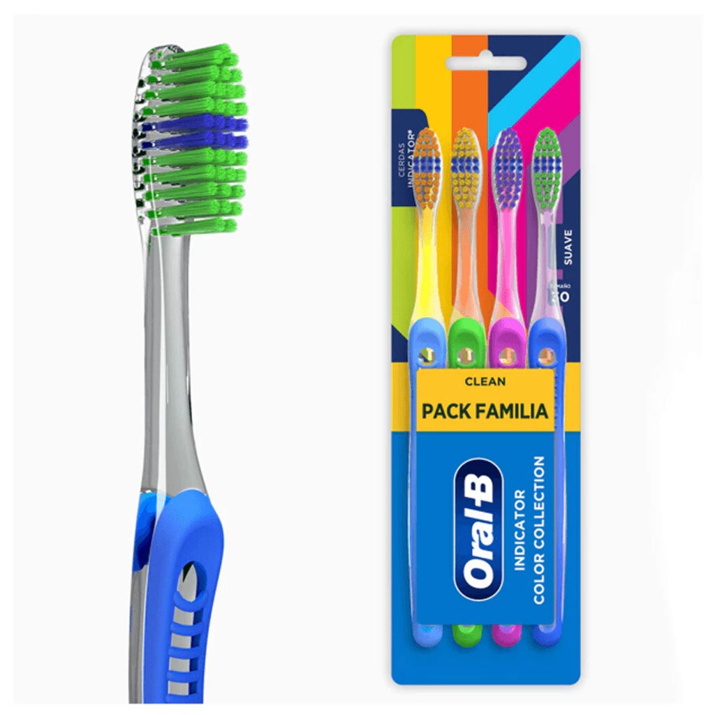 Escova Dental Oral-b Indicator Pack Anual 4 Unidades nº30