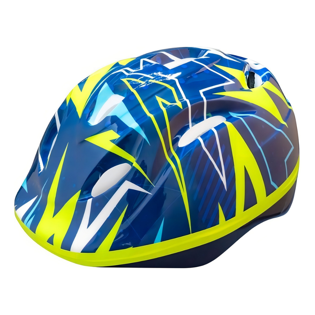 Capacete Ciclista Infantil Ajustável GTA 8 furos Energy Azul