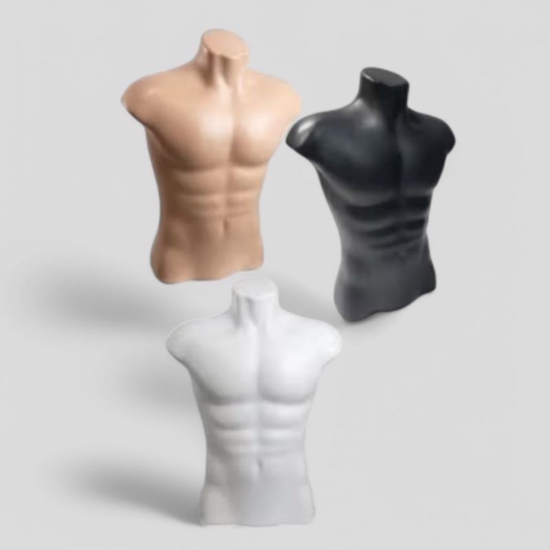 Manequim Busto Masculino Design Anatômico