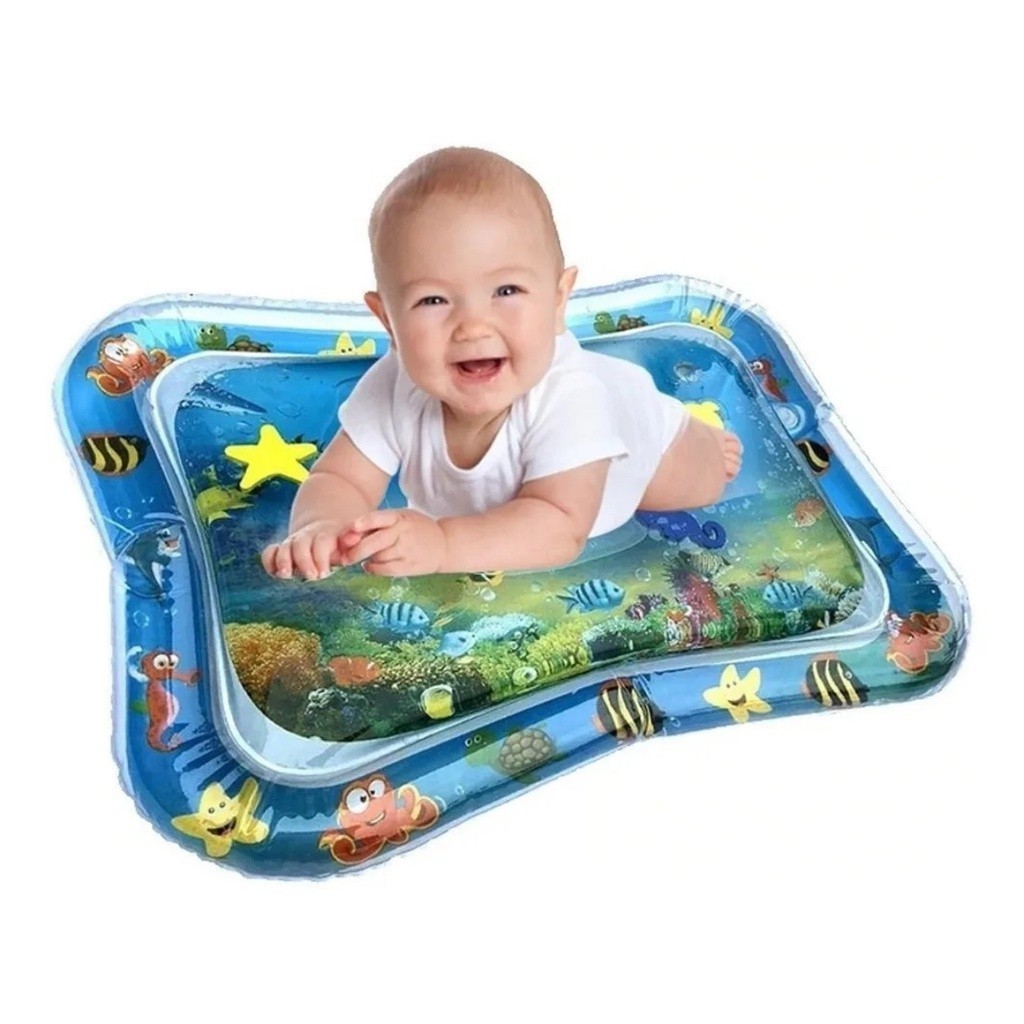 Tapete Infantil Bebê Inflável Água  Menino e Menina Atividades Sensorial Baby
