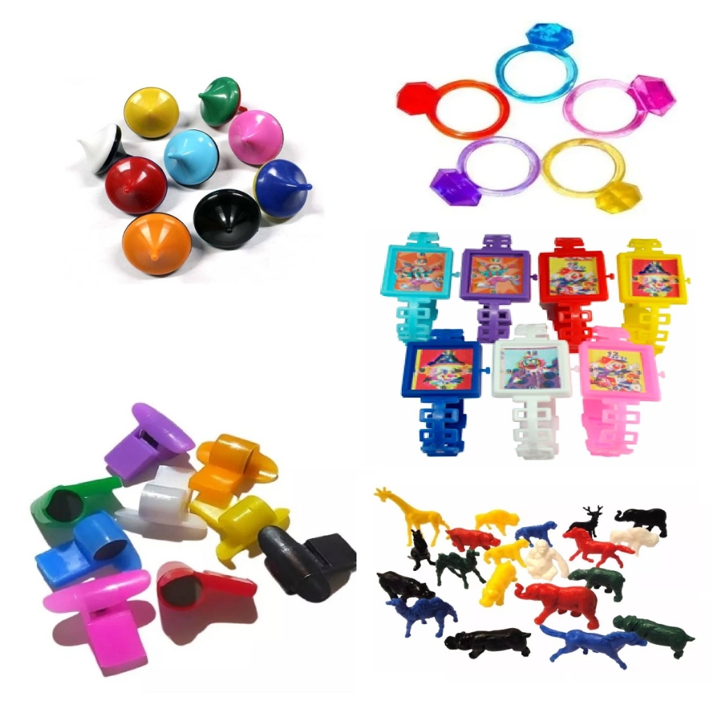 Kit 50 Mini Brinquedos Brinquedinhos de Festa Infantil Mimos de Aniversário