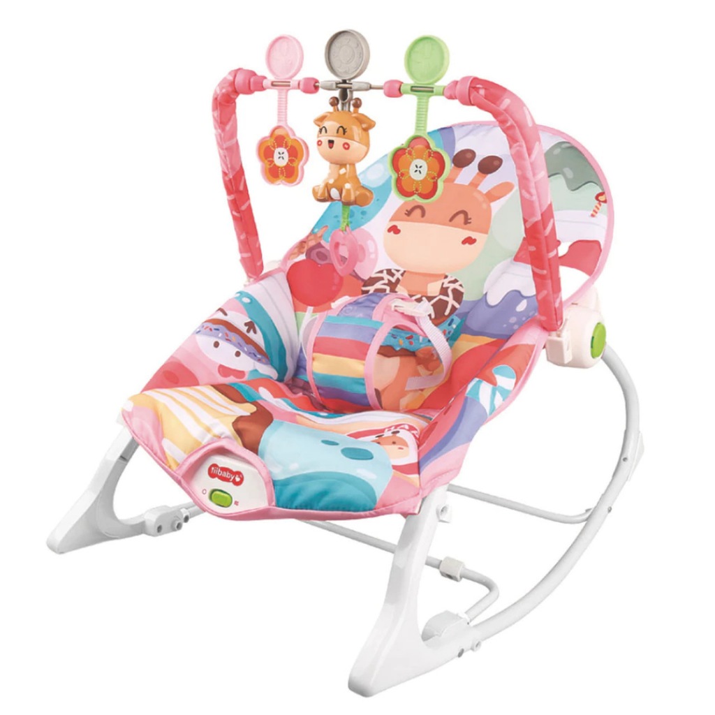 Cadeira de Descanso e Balanço Zippy Toys Vibratória e Musical Bebê Baby Com Vibração Suave e Musicas