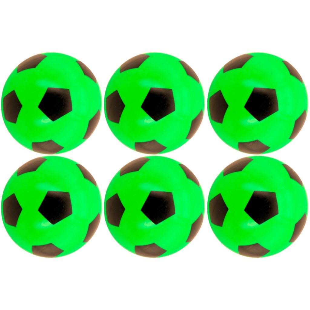 6x Bola De Futebol Vinil Pingo Dente De Leite 22Cm Infantil