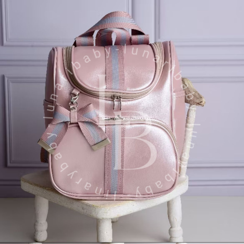 Mochila maternidade luxo multiuso impermeável menina e menino