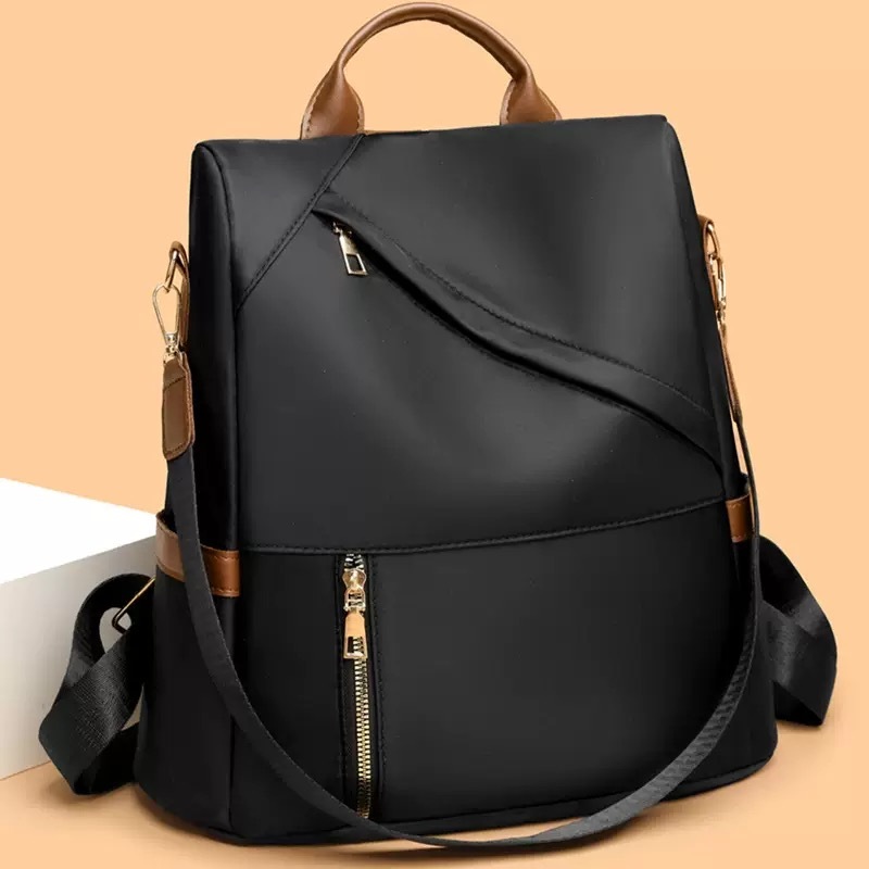 Modelo 019 – Bolsa feminina  à prova d’água e antifurto  ideal para escola trabalho e viagens.