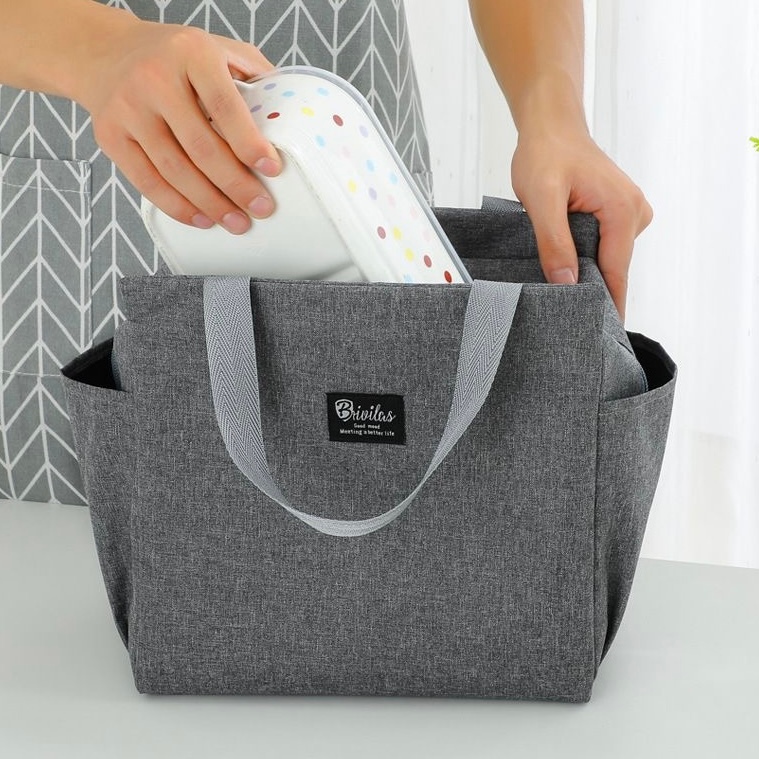 Bolsa Térmica Para Almoço Grande Capacidade Para Marmita Portátil Duravel Com Alça Duplas