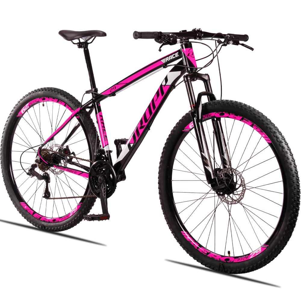Bicicleta 29 Dropp Race 21 Marchas Quadro Alumínio e Suspensão Dianteira e Freio Disco
