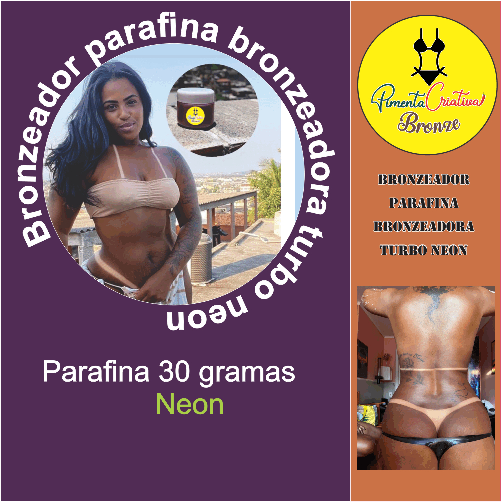 Bronzeador parafina bronzeadora turbo neon café envio imediato promoção