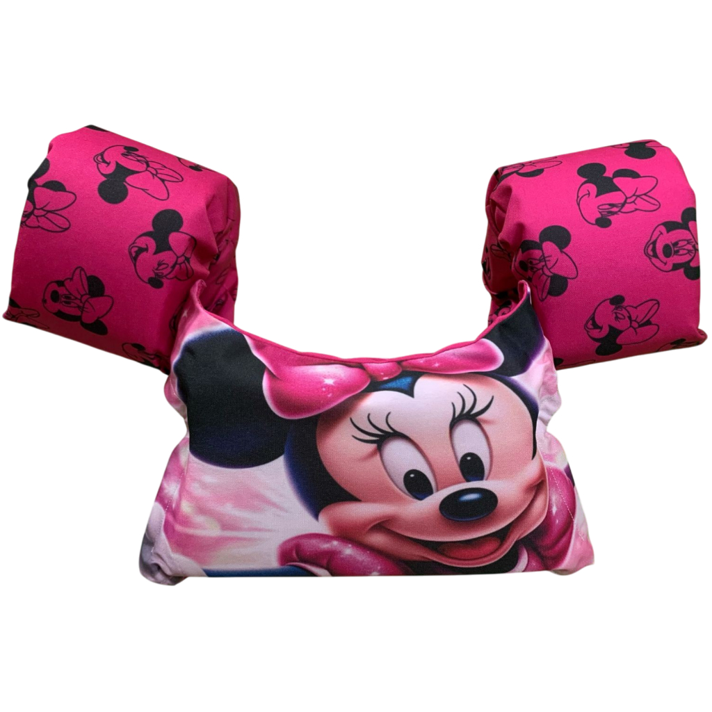Bóia Infantil de Braço com Peitoral Colete salva vidas  Piscina e Praia Minnie