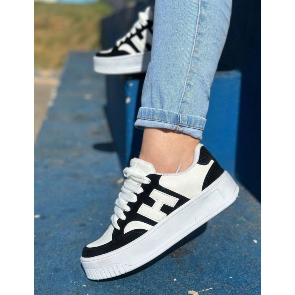 Clássico Tênis Retro Feminino para o Dia a Dia e Skate – Solado Waffle e Conforto (34 a 39)
