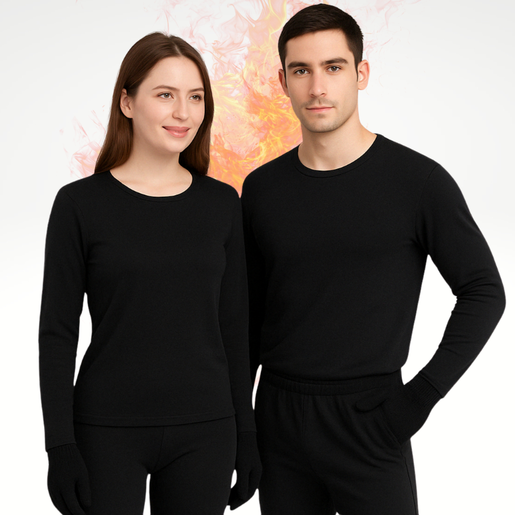 Conjunto Térmico Camisa Calça Frio Inverno Segunda Pele Confortável Flanelado Masculina Feminina