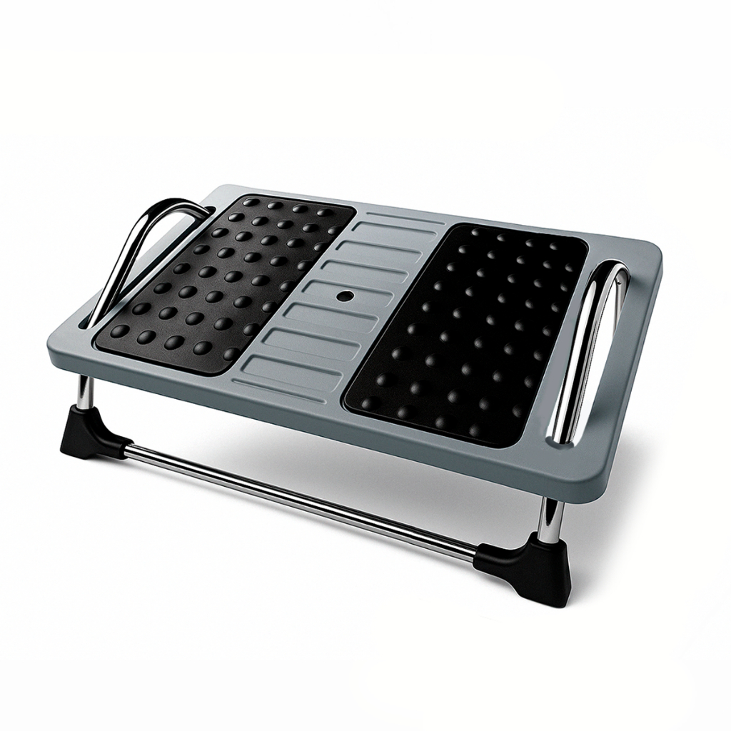 Apoio Suporte para os Pés Ergonômico Inclinável com Massageador NR17