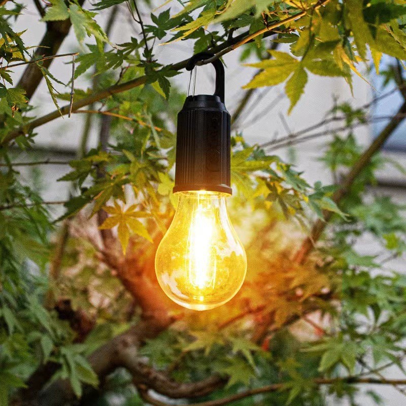 Lâmpada Recarregável Para Barraca De Acampamento E Pesca Luz Portátil Usb de Pendurar