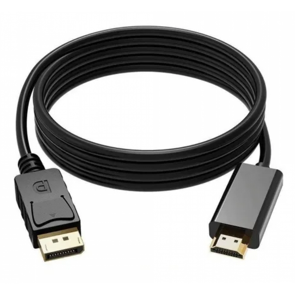 Cabo Displayport Para Hdmi 4k 1,8m Adaptador Pc Tv Note
