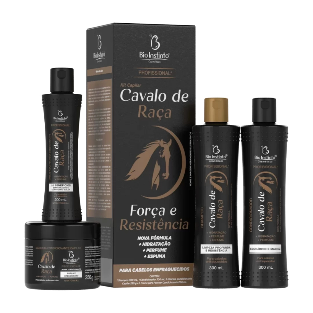 Kit Cavalo de Raça Bio Instinto 4 itens